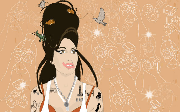 Amy Winehouse by Vicky Woodgate