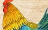 Illustration based on one of Aesop's Fables 'The Cockerel And The Jewel'