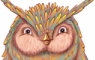 A friendly owl! Working on character design and colouring techniques.