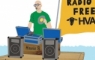 Radio Free Hvana illustration for Dazed & Confused
