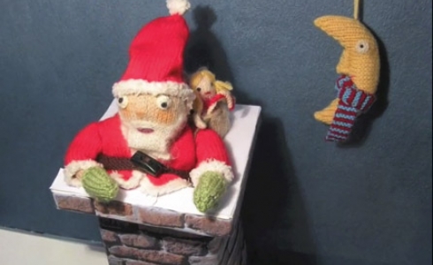 Happy Knitmas- knitted animation