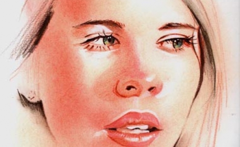 Edie ( Pastel on paper)