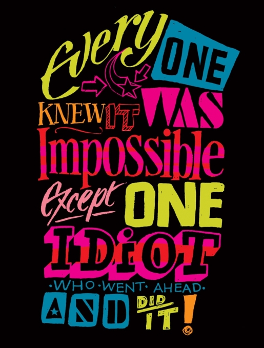 A wee bit of lettering