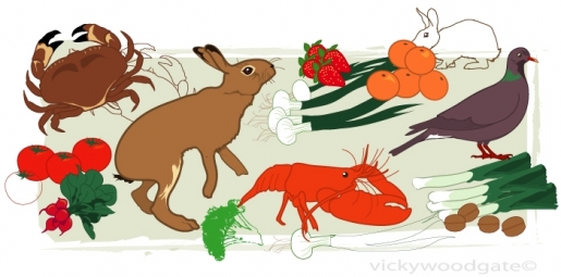 Seasonal food for editorial piece