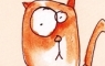 watercolour cat