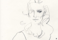 Cate Blanchett sketch by David Downton 