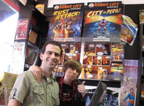 Steve and Theo of Dave's Comics heartily approve of Robot City.