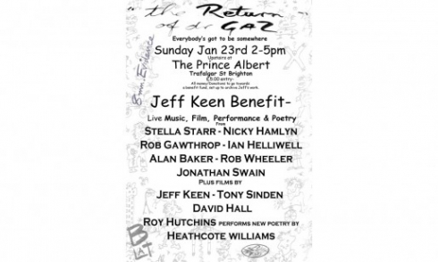 Invitation to jeff keen Benefit afternoon