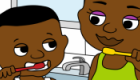 Illustrations for ‘Boost’ – a free downloadable mobile app providing HIV and sexual health content for community healthworkers across Southern Africa.