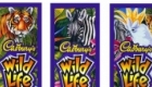 Some of the Cadbury's Wildlife Bar wrappers