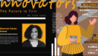 Infographic magazine layout