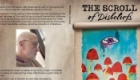 Book cover layout for a poetry collection